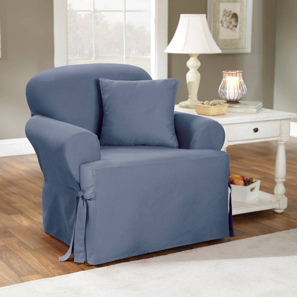 Sure Fit Cotton Duck TCushion Sofa Slipcover & Reviews Wayfair